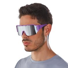 Rückansicht von YEAZ SUNVIBE Sportbrille Treasure Purple