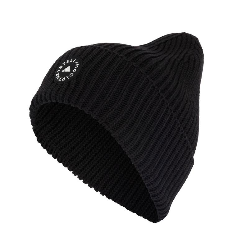 adidas adidas adidas by Stella McCartney M&uuml;tze Beanie Damen - Black / White - 0 | SportScheck