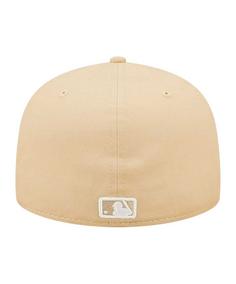 Rückansicht von New Era Mütze Beige Cap beige