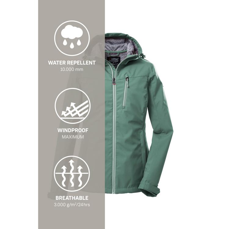 KILLTEC KILLTEC KOS 89 WMN SFTSHLL JCKT Softshelljacke Damen - Gr&uuml;n2058 - 4 | SportScheck