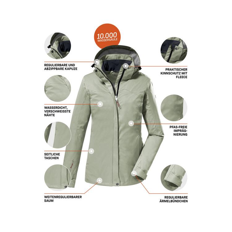 KILLTEC KILLTEC KOS 133 Softshelljacke Damen - Gr&uuml;n2046 - 4 | SportScheck