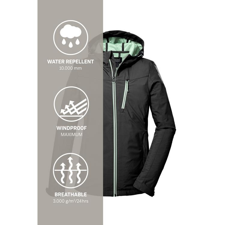 KILLTEC KILLTEC KOS 89 WMN SFTSHLL JCKT Softshelljacke Damen - Schwarz0110 - 4 | SportScheck