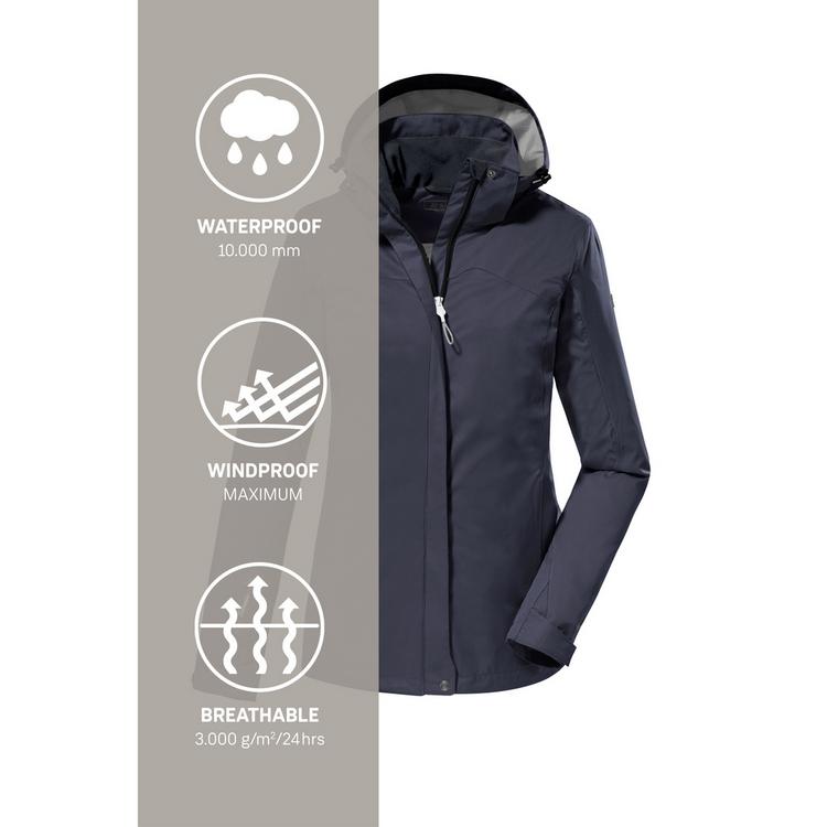 KILLTEC KILLTEC KOS 133 Softshelljacke Damen - Blau3023 - 3 | SportScheck