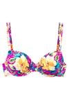 Lascana B&uuml;gel-Bikini-Top Bikini Oberteil Damen - pink bedruckt