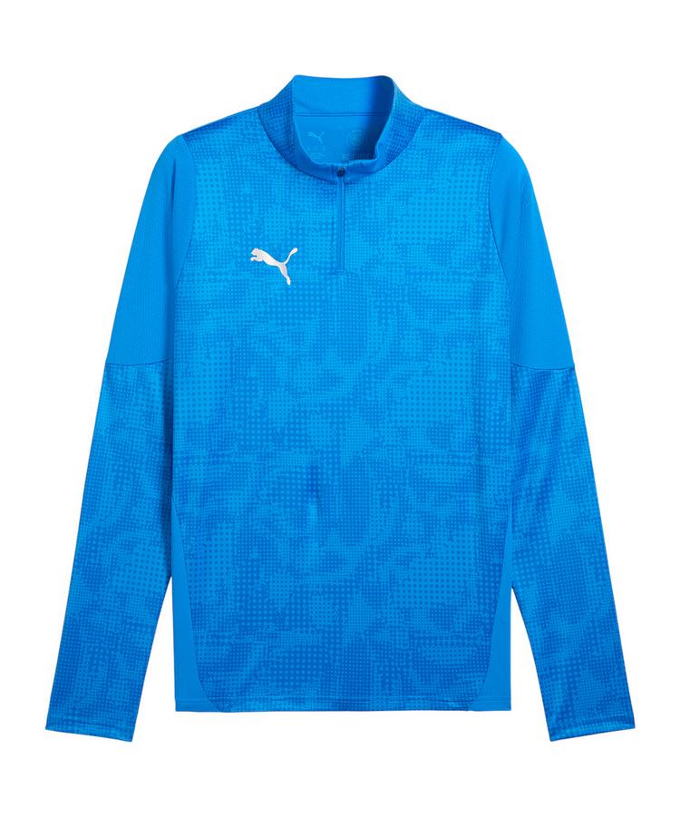 PUMA PUMA teamCUP Training 1/4 Zip Sweatshirt Funktionssweatshirt Herren - blausilber - 0 | SportScheck