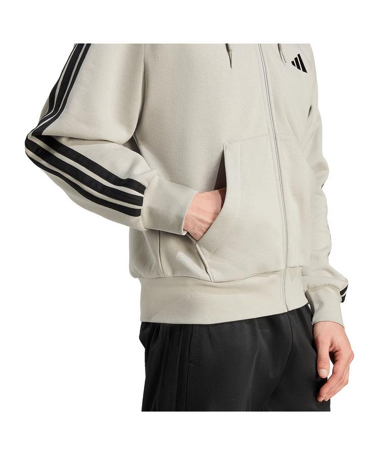 adidas adidas Essentials Three Stripes Fleece Hoody Funktionssweatshirt Herren - grau - 1 | SportScheck