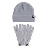 adidas Set aus Handschuhen und M&uuml;tze Beanie - Light Grey Heather / White