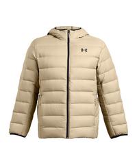 Under Armour Legend Down Hooded Jacke Laufjacke Herren - braunschwarz