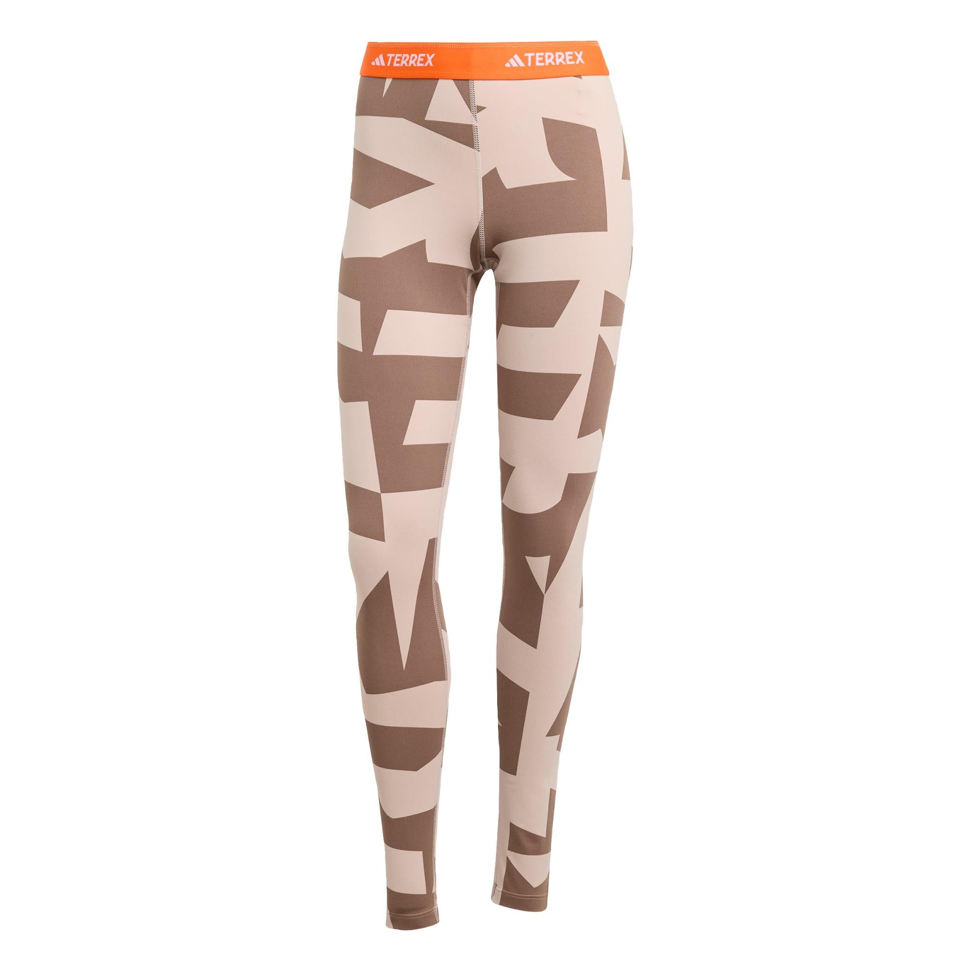 adidas Multi Synthetic Baselayer Leggings Leggings Damen - Wonder Taupe