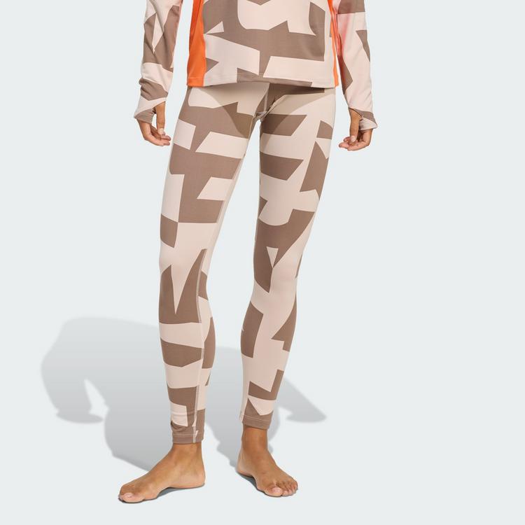 adidas adidas Multi Synthetic Baselayer Leggings Leggings Damen - Wonder Taupe - 0 | SportScheck