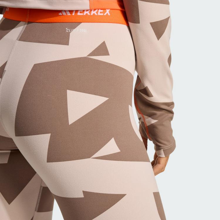 adidas adidas Multi Synthetic Baselayer Leggings Leggings Damen - Wonder Taupe - 0 | SportScheck