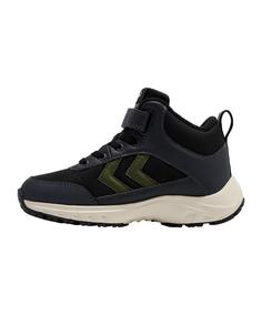 Rückansicht von hummel Root Tex Kids Sneaker Kinder schwarz