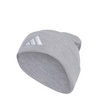 adidas New Logo Beanie Cuff Beanie - Light Grey Heather / White