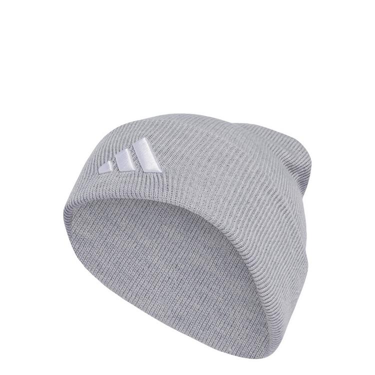 adidas adidas New Logo Beanie Cuff Beanie - Light Grey Heather / White - 0 | SportScheck