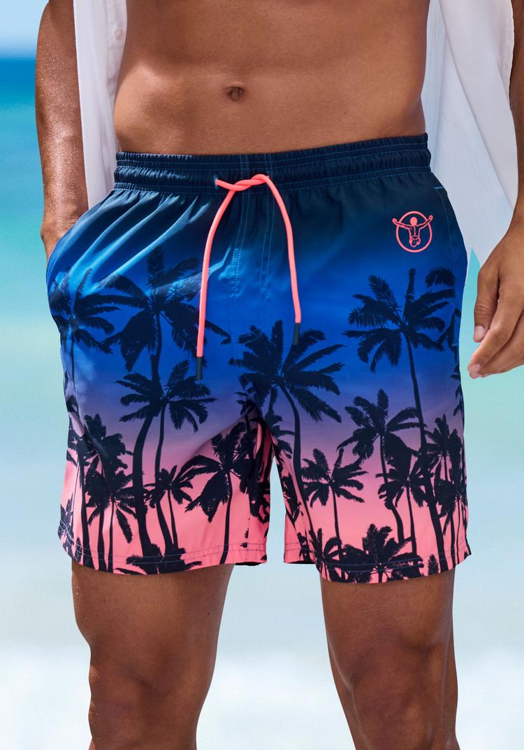 Chiemsee Chiemsee Badehose Badehose Herren - pink-blau - 1 | SportScheck