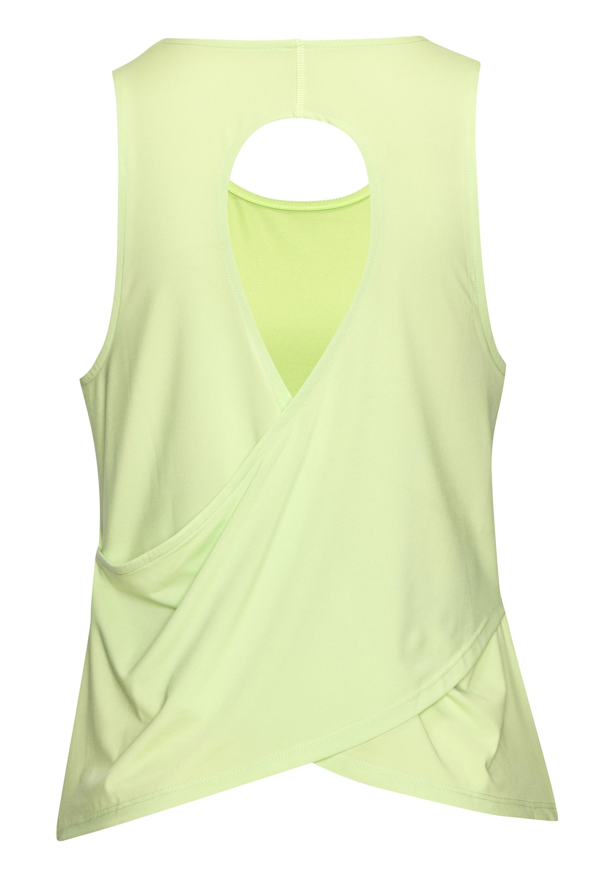 LASCANA Active Sporttop Funktionstank Damen - gr&uuml;n
