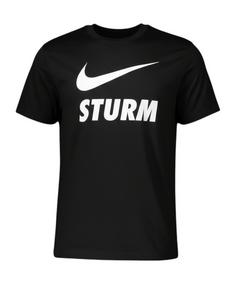 Nike Sturm Graz T-Shirt  F010 „STURM“ T-Shirt Herren schwarz