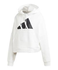 adidas Graphic Hoody Damen Wei&szlig; Funktionssweatshirt Damen - weiss