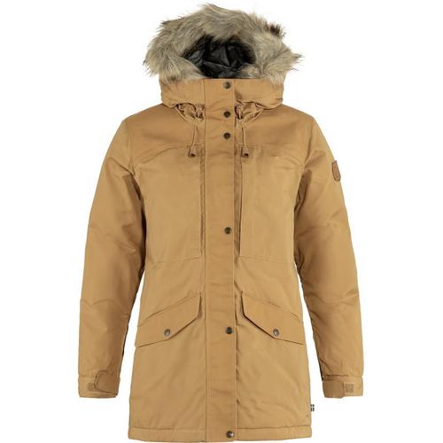 Rückansicht von FJÄLLRÄVEN Singi Softshelljacke Damen Camel