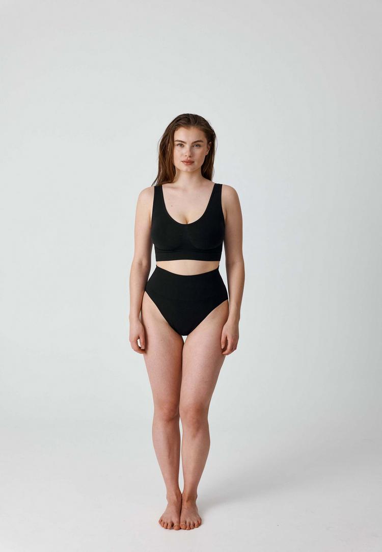 Snocks Snocks Shaping High Waist Slip Unterhose Damen - Schwarz - 0 | SportScheck