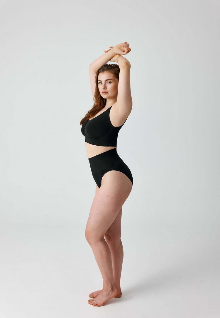 Snocks Snocks Shaping High Waist Slip Unterhose Damen - Schwarz - 1 | SportScheck