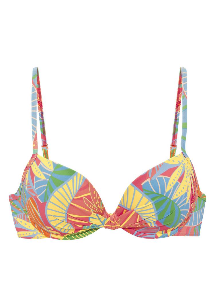 S.OLIVER S.OLIVER B&uuml;gel-Bikini-Top Bikini Oberteil Damen - koralle bedruckt - 0 | SportScheck