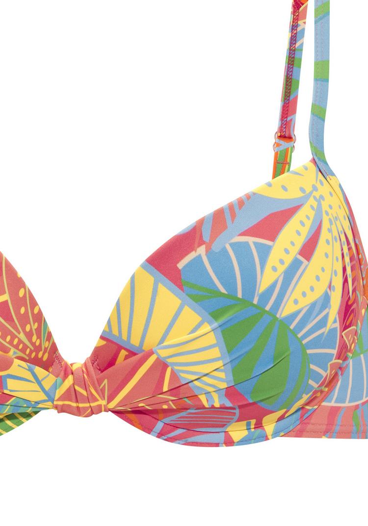S.OLIVER S.OLIVER B&uuml;gel-Bikini-Top Bikini Oberteil Damen - koralle bedruckt - 1 | SportScheck