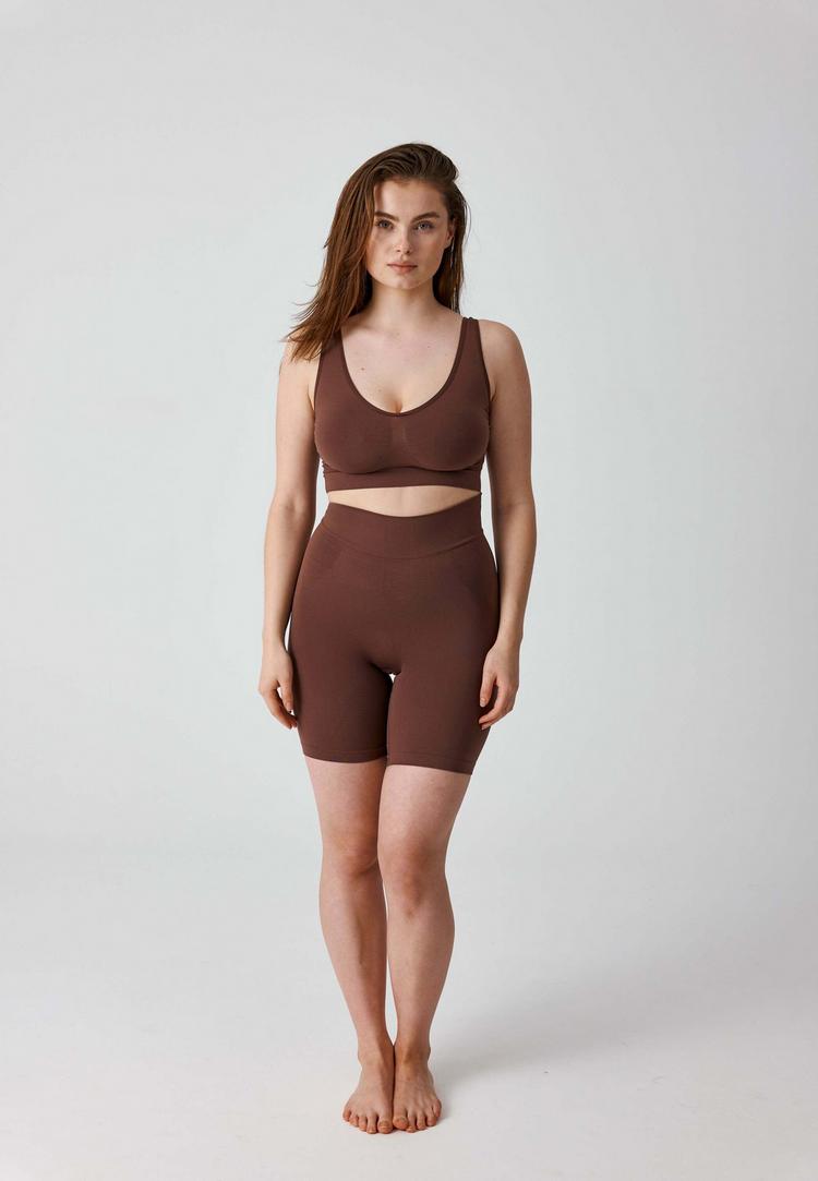 Snocks Snocks Shaping High Waisted Shorts Unterhose Damen - Braun - 0 | SportScheck