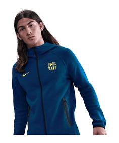 Nike FC Barcelona NSW Fleece Kapuzenjacke Trainingsjacke Herren blaugelb