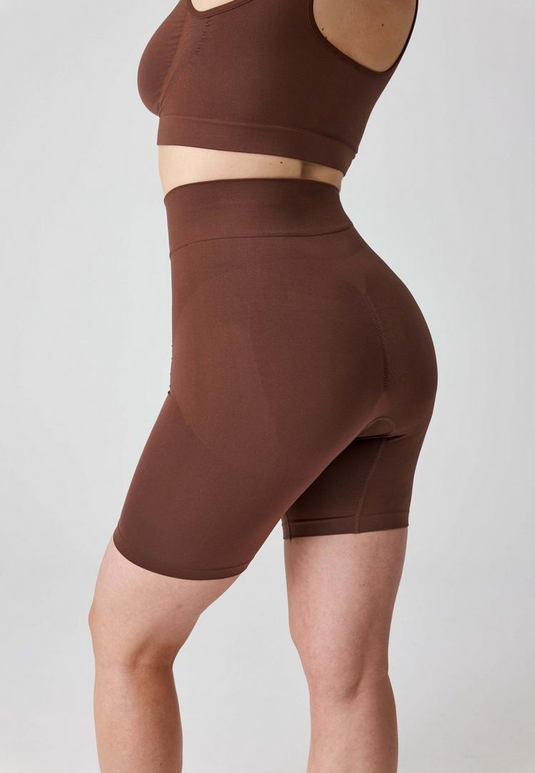 Snocks Snocks Shaping High Waisted Shorts Unterhose Damen - Braun - 3 | SportScheck