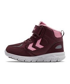 Rückansicht von hummel X-Light 2.0 Mid Tex Kids Sneaker Kinder rot