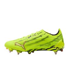 Rückansicht von PUMA ULTRA 6 Ultimate Mx SG Unleash Fußballschuhe Herren gelb