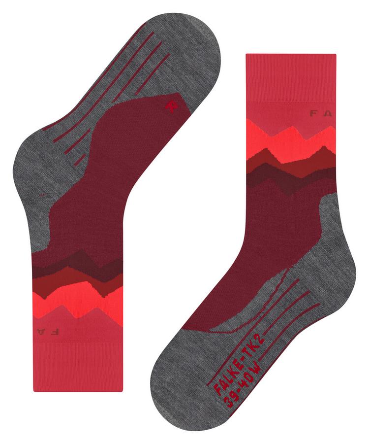 Falke Falke TK2 Explore Socken Damen - ruby (8830) - 3 | SportScheck