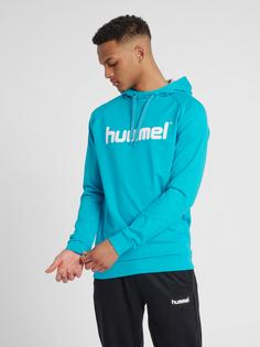 Rückansicht von hummel HMLGO COTTON LOGO HOODIE Hoodie Herren !URBAN CHIC