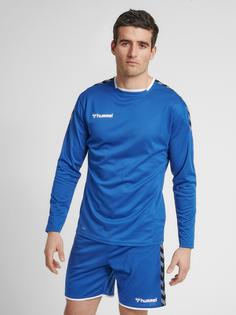 Rückansicht von hummel hmlAUTHENTIC POLY JERSEY L/S Funktionsshirt Herren TRUE BLUE