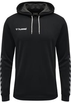 hummel hmlAUTHENTIC POLY HOODIE Hoodie Herren BLACK/WHITE