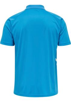 Rückansicht von hummel hmlPROMO POLO Funktionsshirt Herren DIVA BLUE