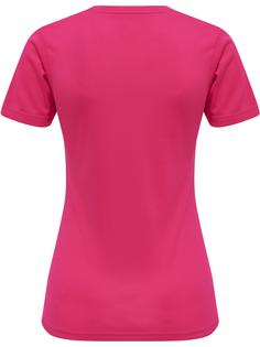Rückansicht von Newline WOMEN CORE FUNCTIONAL T-SHIRT S/S Funktionsshirt Damen PINK PEACOCK