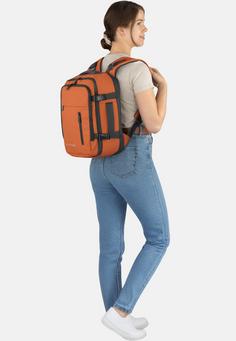 Rückansicht von normani Rucksack Nikaho Daypack Orange