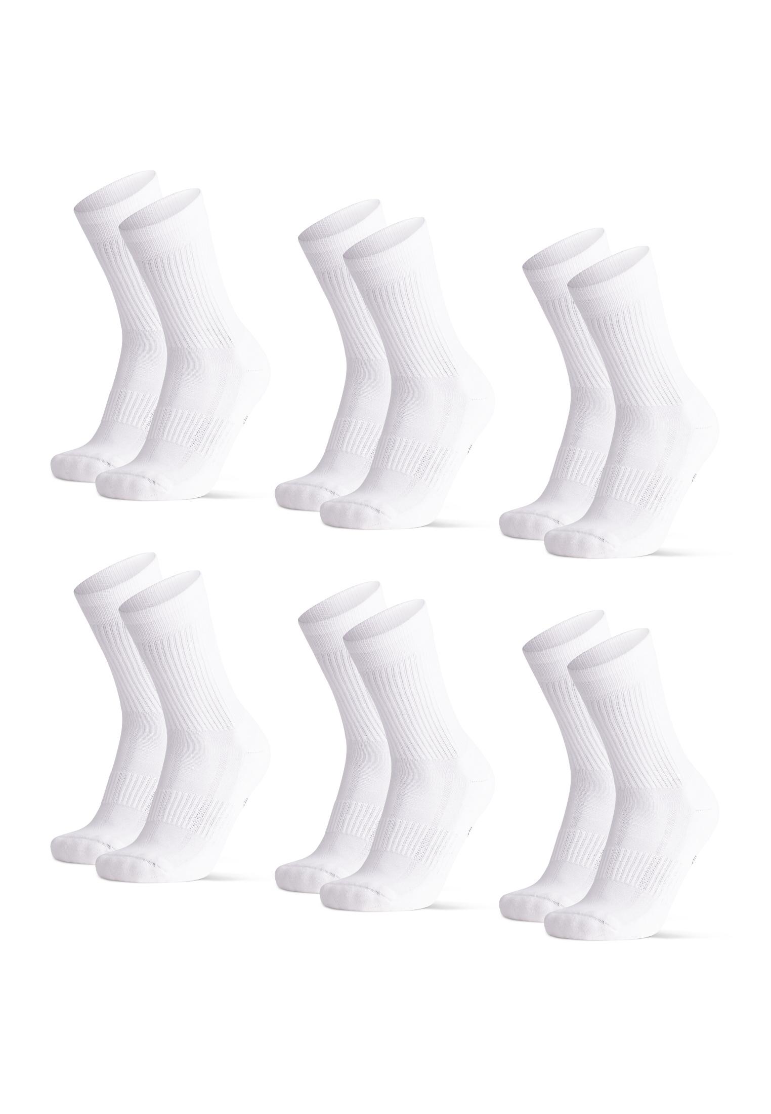 DANISH ENDURANCE Tennis Crew Socken - wei&szlig;