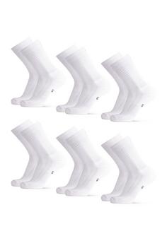 Rückansicht von DANISH ENDURANCE Tennis Crew Sportsocken weiß