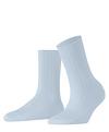 Falke Cotton Rib SO Socken Damen - light blue (6594)