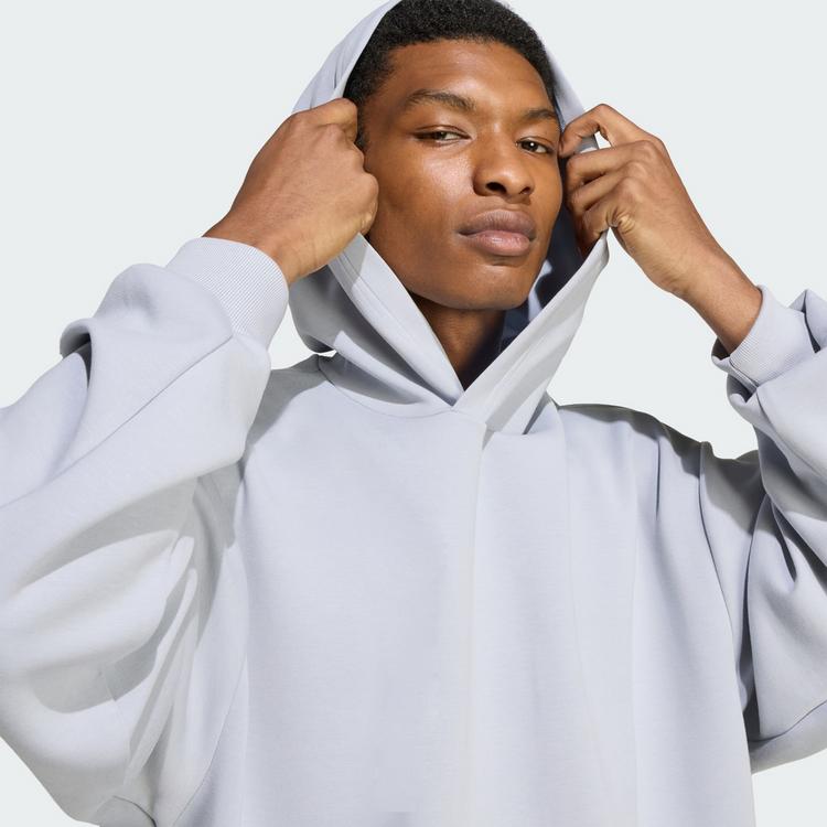 adidas adidas Soft Lux Hoodie Hoodie Herren - Halo Silver - 0 | SportScheck