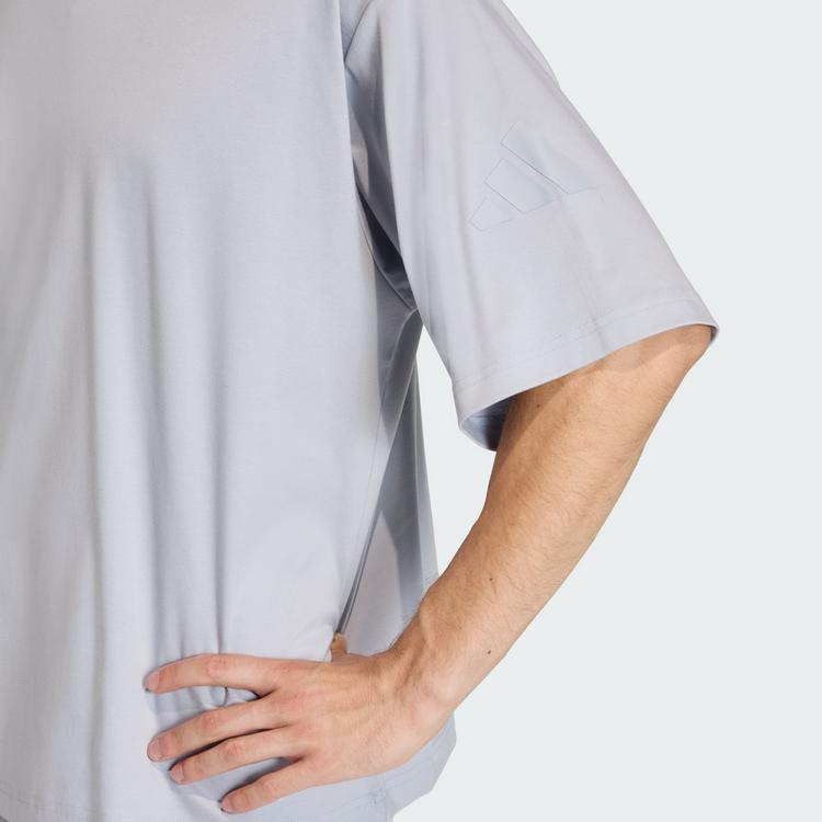 adidas adidas Soft Lux T-Shirt T-Shirt Herren - Halo Silver - 1 | SportScheck