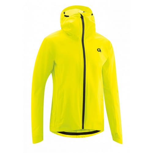 Rückansicht von Gonso Bike Save Plus Regenjacke Herren Gelb