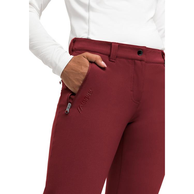 Maier Sports Maier Sports Helga Slim Trekkinghose Damen - Dunkelrot - 3 | SportScheck