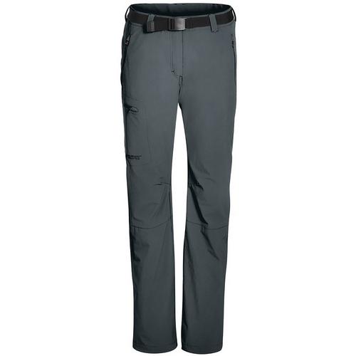 Rückansicht von Maier Sports Rechberg Trekkinghose Damen Dunkelgrau