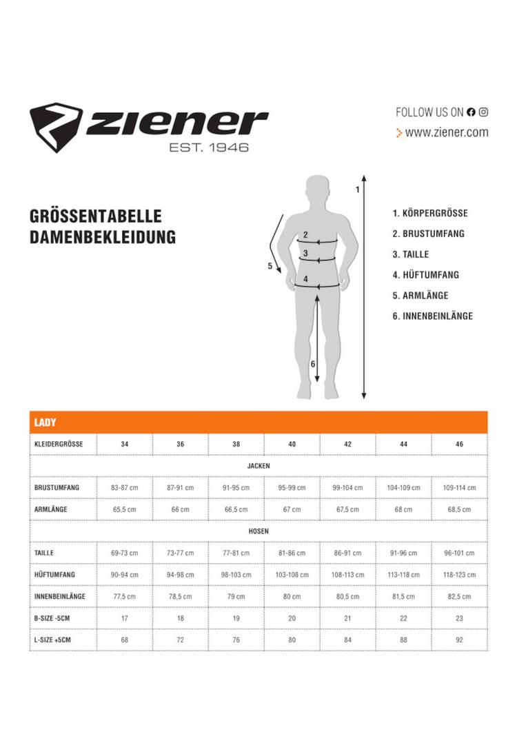 Ziener Ziener TILLA-Z Skihose Damen - Seaweed - 0 | SportScheck