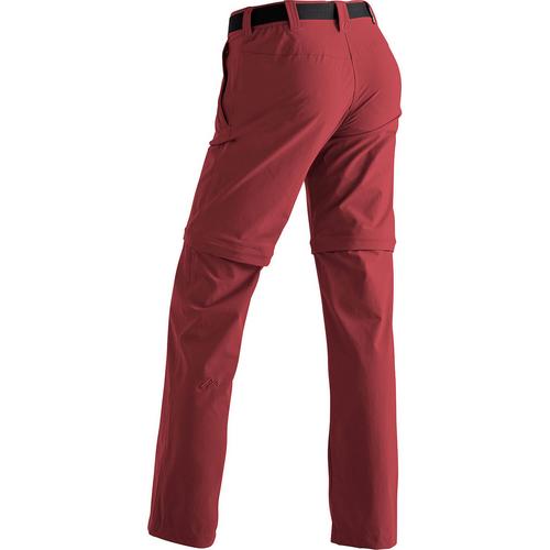 Rückansicht von Maier Sports Nata 2 Trekkinghose Damen Bordeaux431