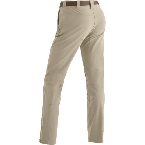 Rückansicht von Maier Sports Inara Slim Trekkinghose Damen Braun